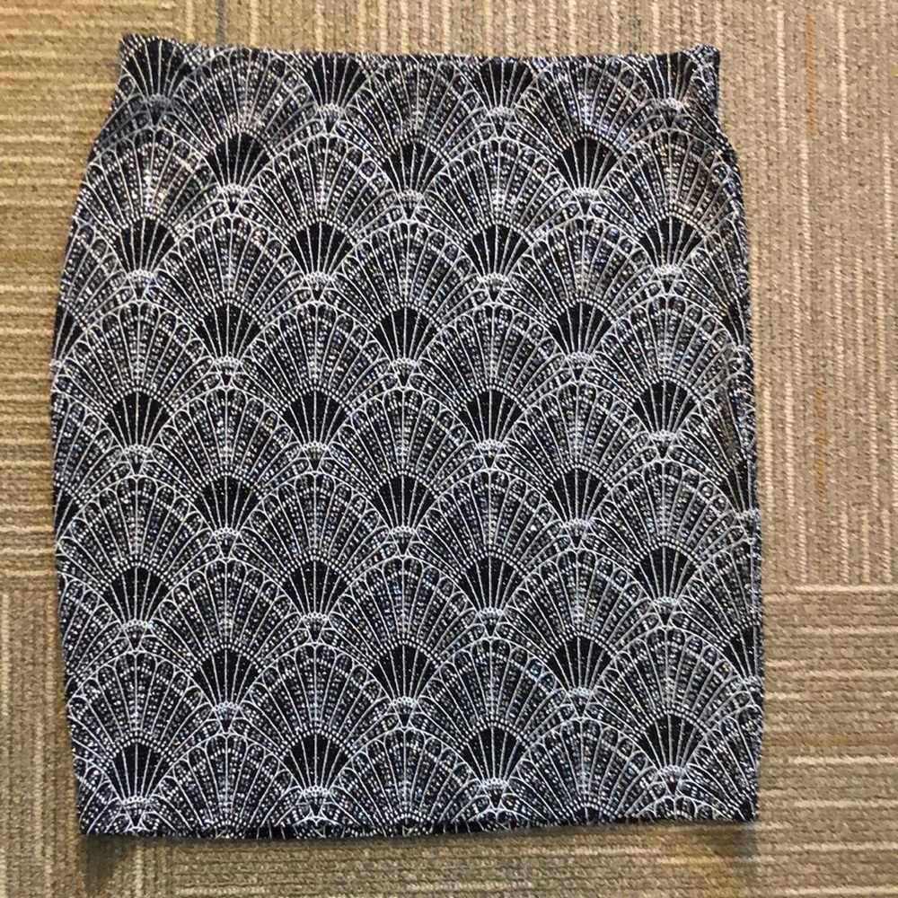 H&M sparkly mini skirt